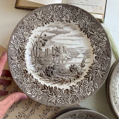 Тарелка 22 см Castles Staffordshire Ironstone Англия