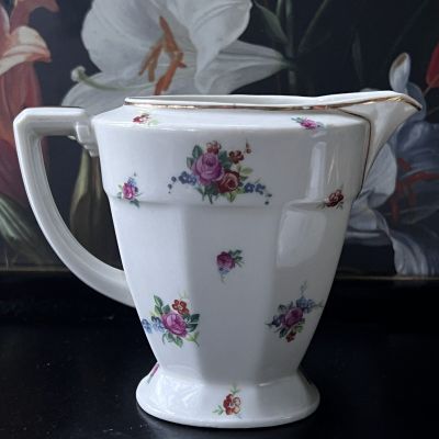 Молочник Limoges F.Legrand&amp;Co Цветы Арнуво 350 мл Франция