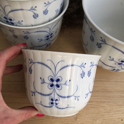 Кашпо малое Schumann Arzberg Германия кобальт