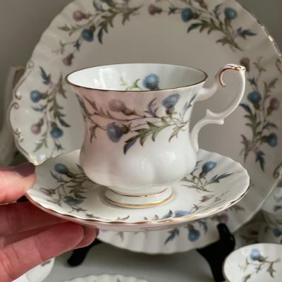 Кофейная пара Royal Albert Brigadoon 130 мл Англия