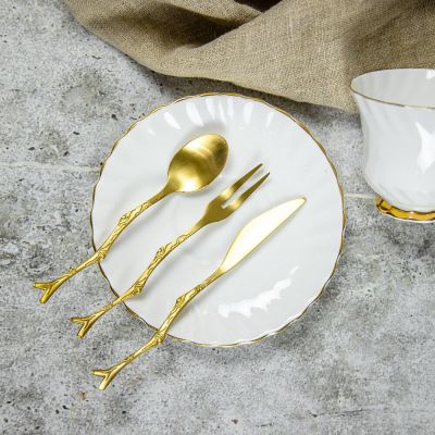 Вилка двузубец Десертная 12 см