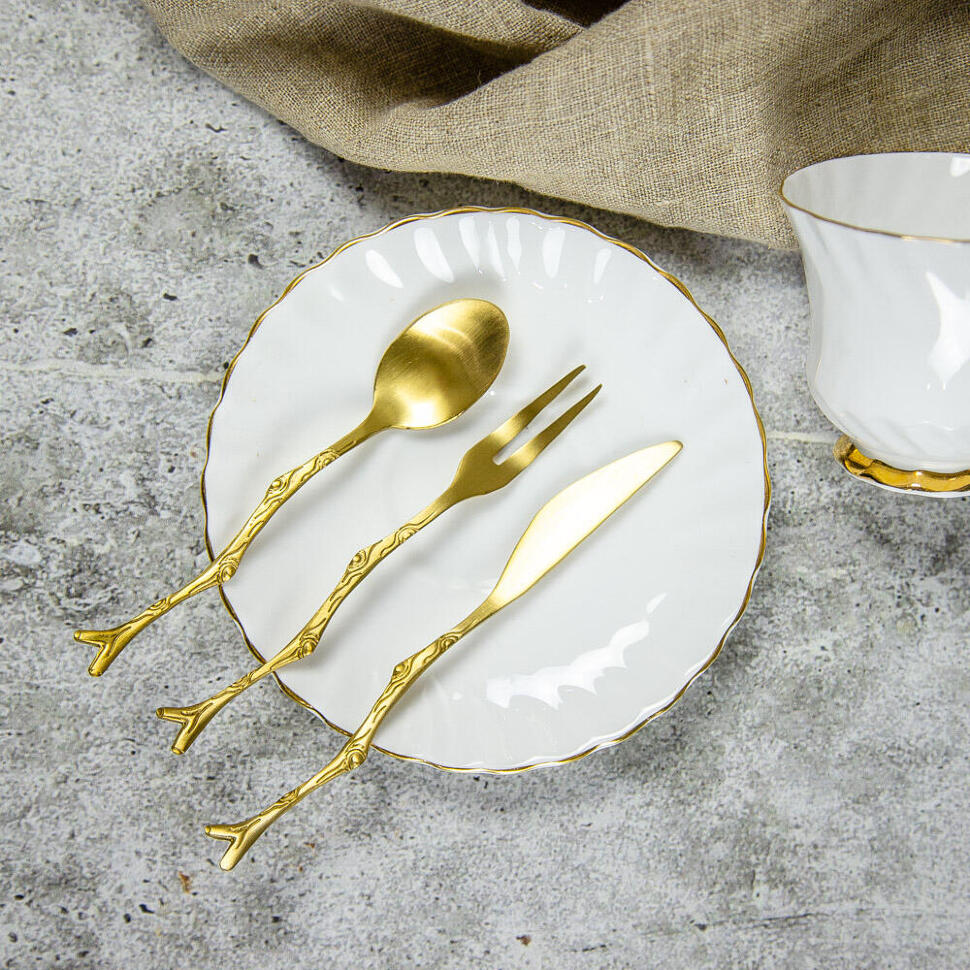 Вилка двузубец Десертная 12 см  