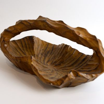 Фруктовница корзина 32 см дерево