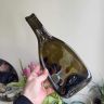 Доска для сыра Бутыль 29 см цветное стекло