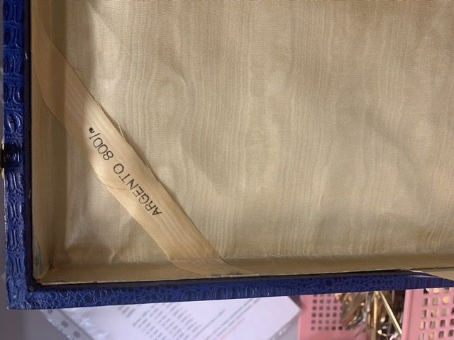 Вилка и нож десертные Solingen серебро 800 Германия 