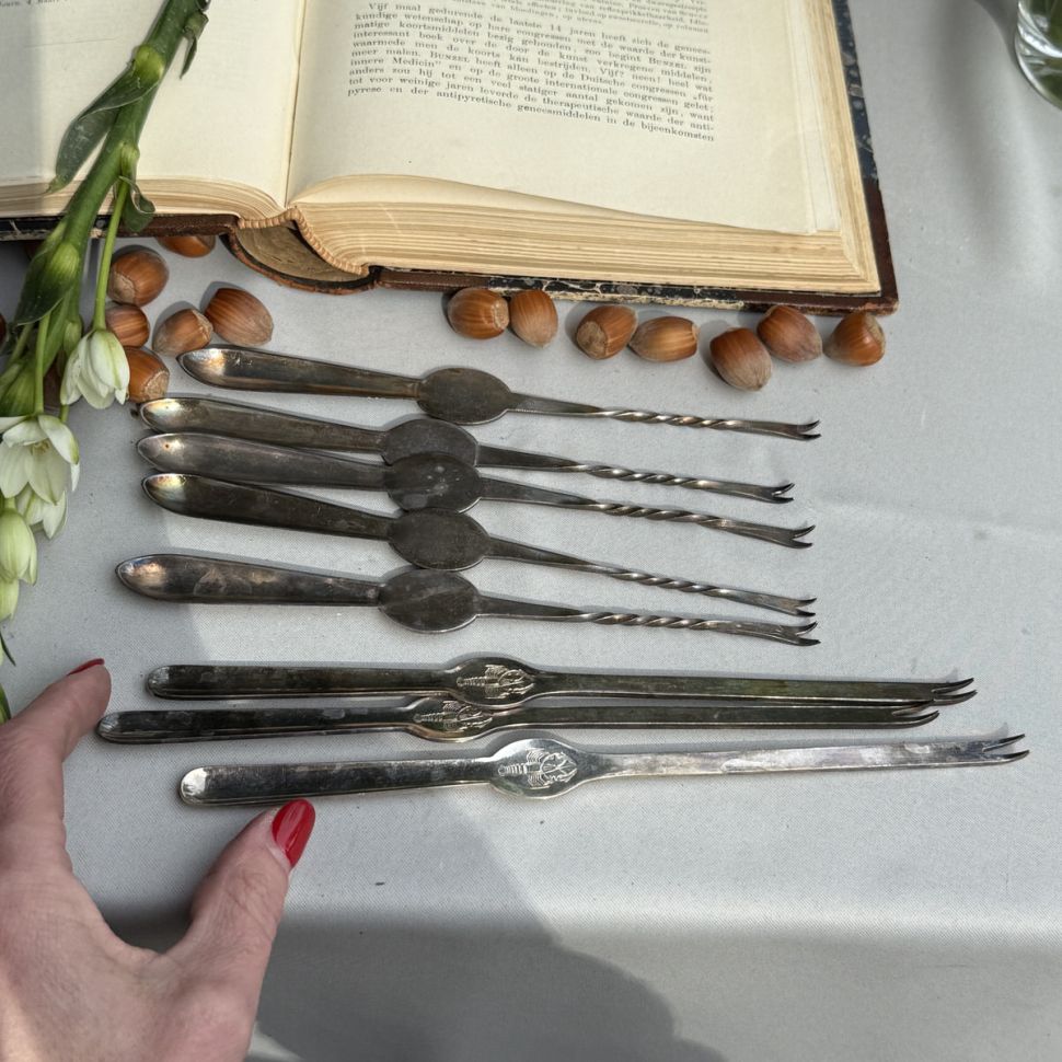 Вилка для ракообразных WMF 22 см серебрение Германия