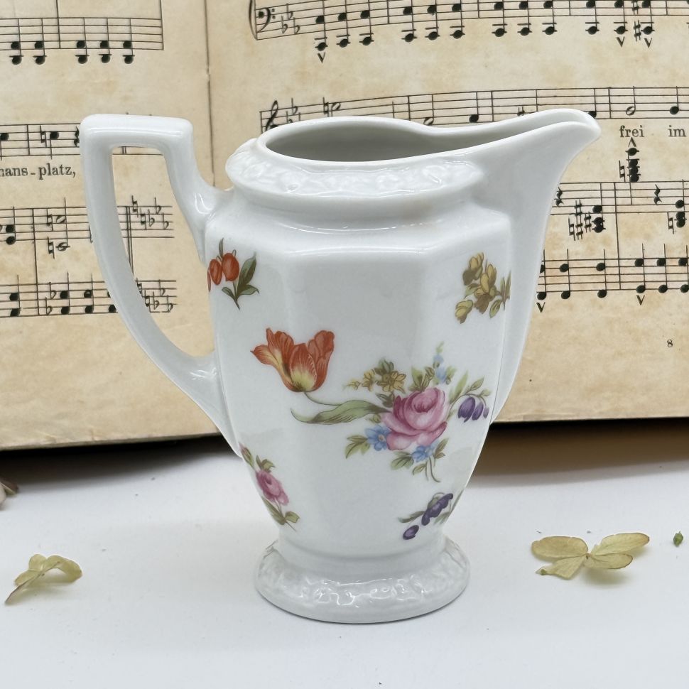 Молочник Rosenthal Maria Classic Rose Мейсенский букет 170 мл Германия 