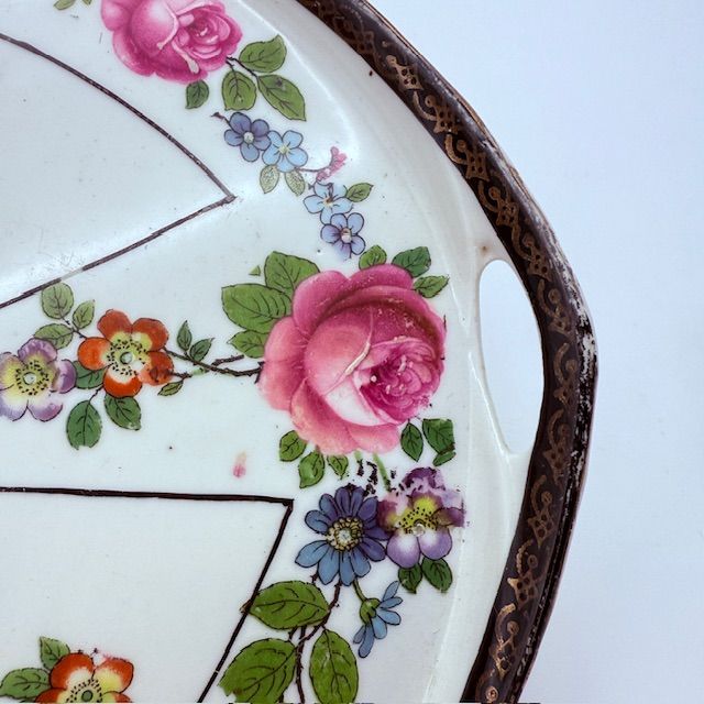 Блюдо поднос Розы 36 см фарфор Франция   