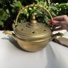 Курильница с крышкой 37 см  латунь 