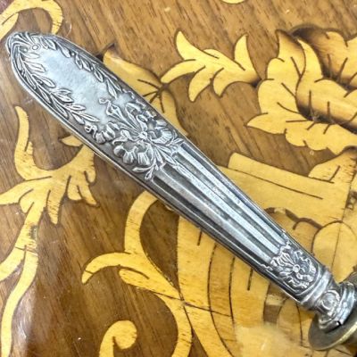 Набор для десерта 2 предмета серебро латунь Франция