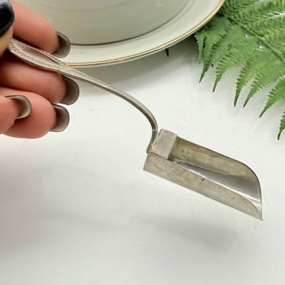 Ложка совок 11 см серебрение 