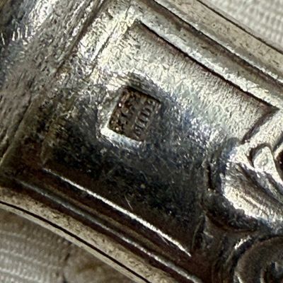 Нож столовый Christofle 21 см серебрение Франция