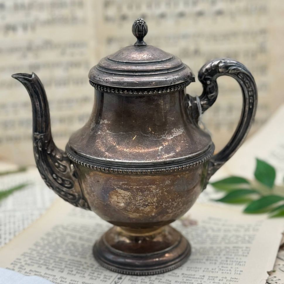 Чайник кофейник 1л патина Франция 