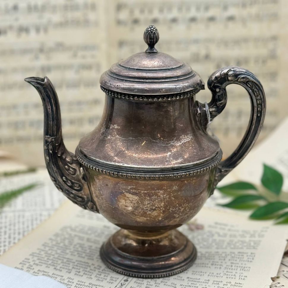 Чайник кофейник 1л патина Франция 