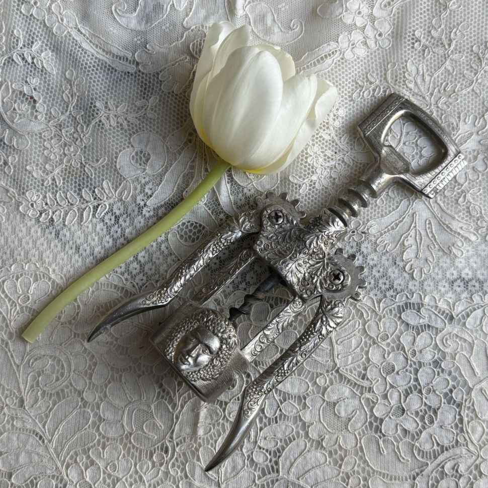 Штопор 19 см с вкручивающимся механизмом Италия