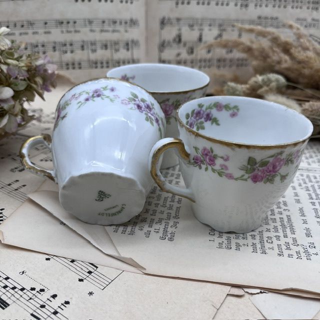 Чашка кофейная Limoges C.Ahrenfeldt 125 мл Арнуво Франция