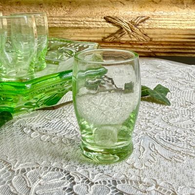 Стопка 25 см урановое стекло