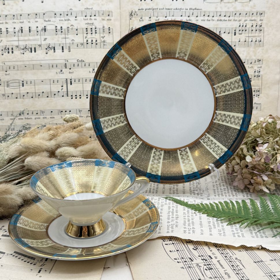 Чайное трио Elfenbein Porzellan Bavaria 180 мл Германия