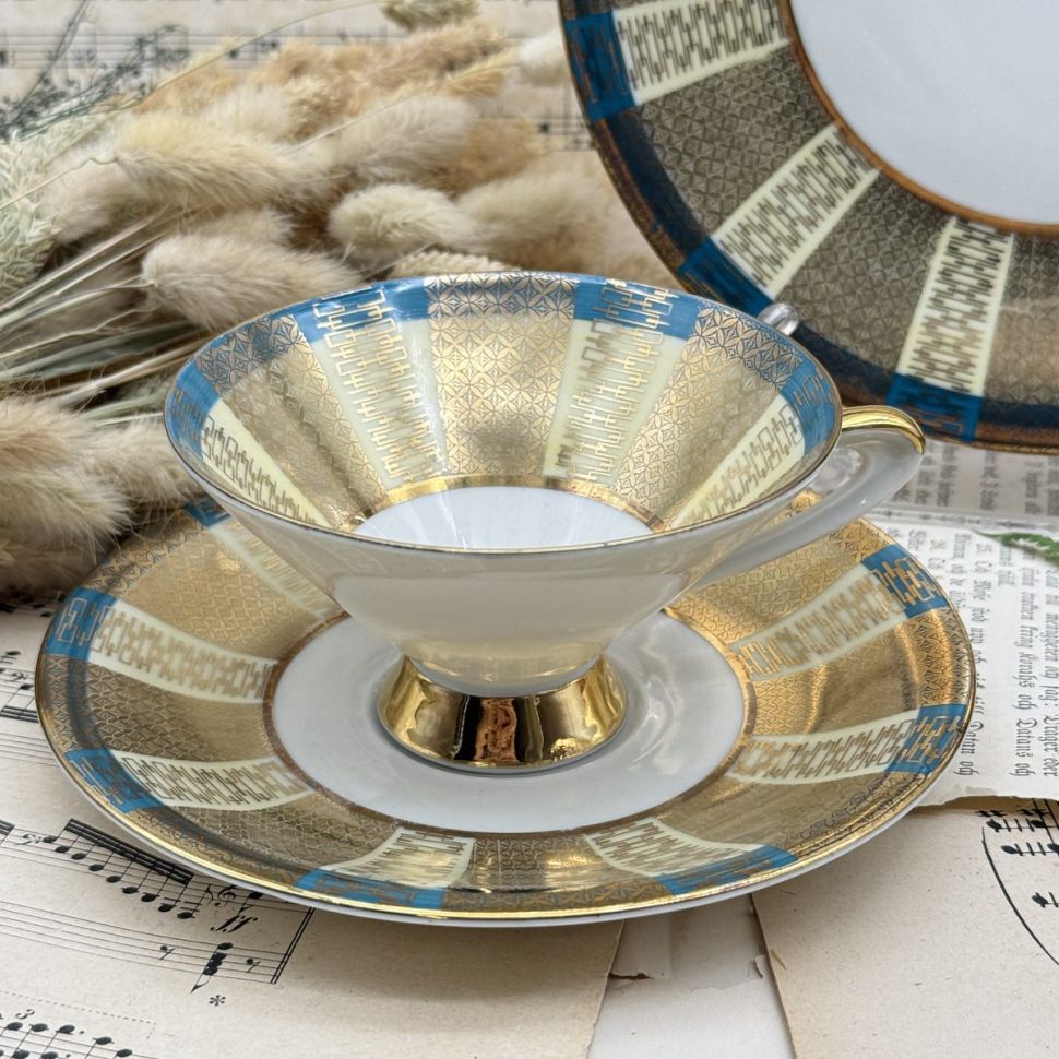 Чайное трио Elfenbein Porzellan Bavaria 180 мл Германия