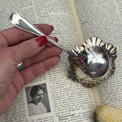 Ложка ситечко 17 см серебро Голландия