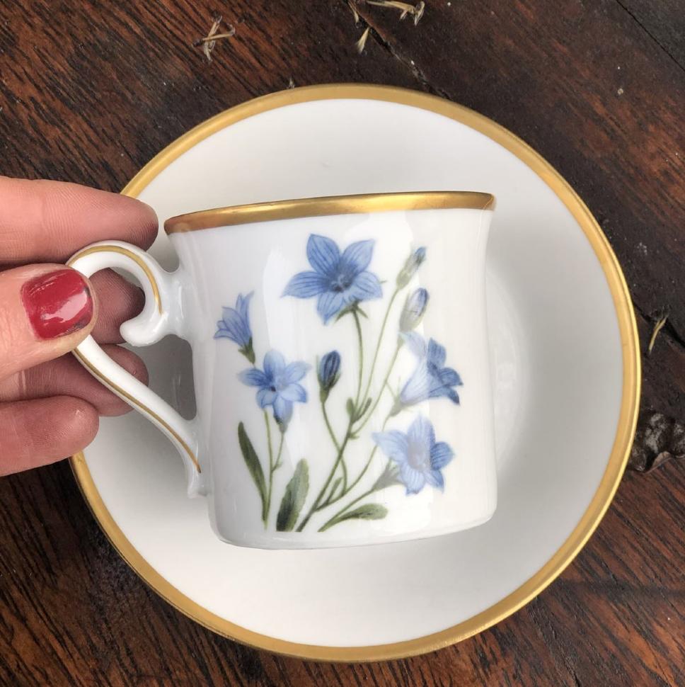 Кофейная пара 125 мл Angsklocka Svenska Landskapsblommor Швеция