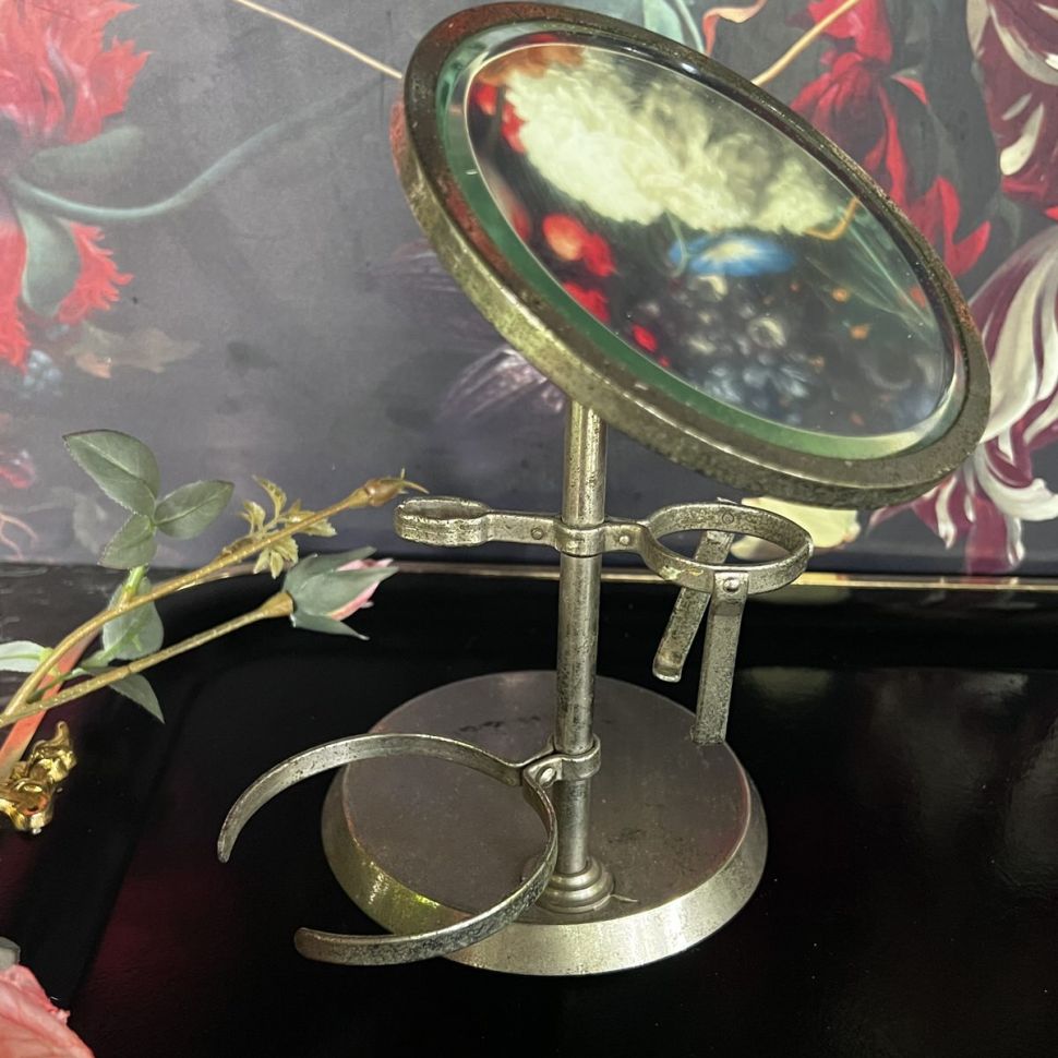 Зеркало настольное туалетное 25 см Франция