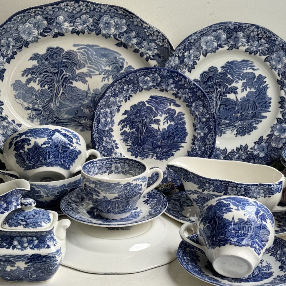 Тарелка глубокая Wedgwood Woodland 22 см фарфор Англия 