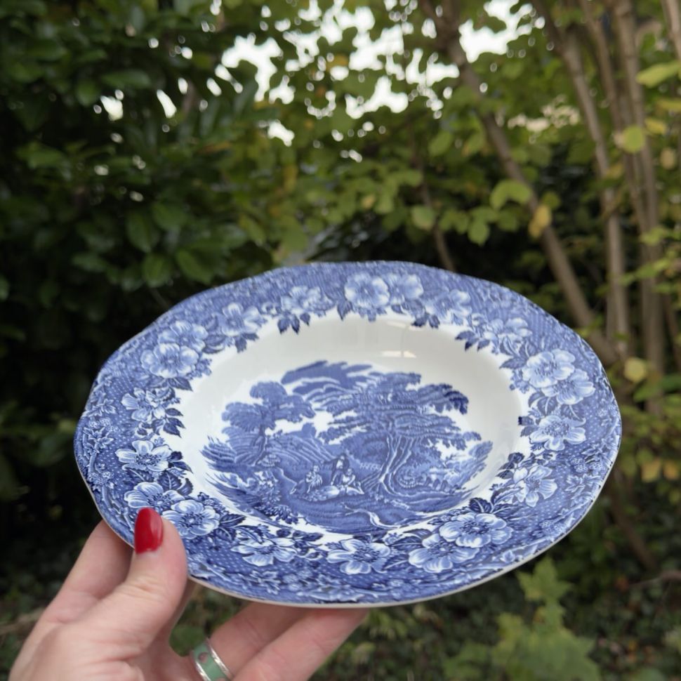 Тарелка глубокая Wedgwood Woodland 22 см фарфор Англия 
