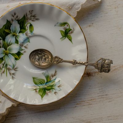 Ложка чайная 12 см San Francisco Calif олово Голландия