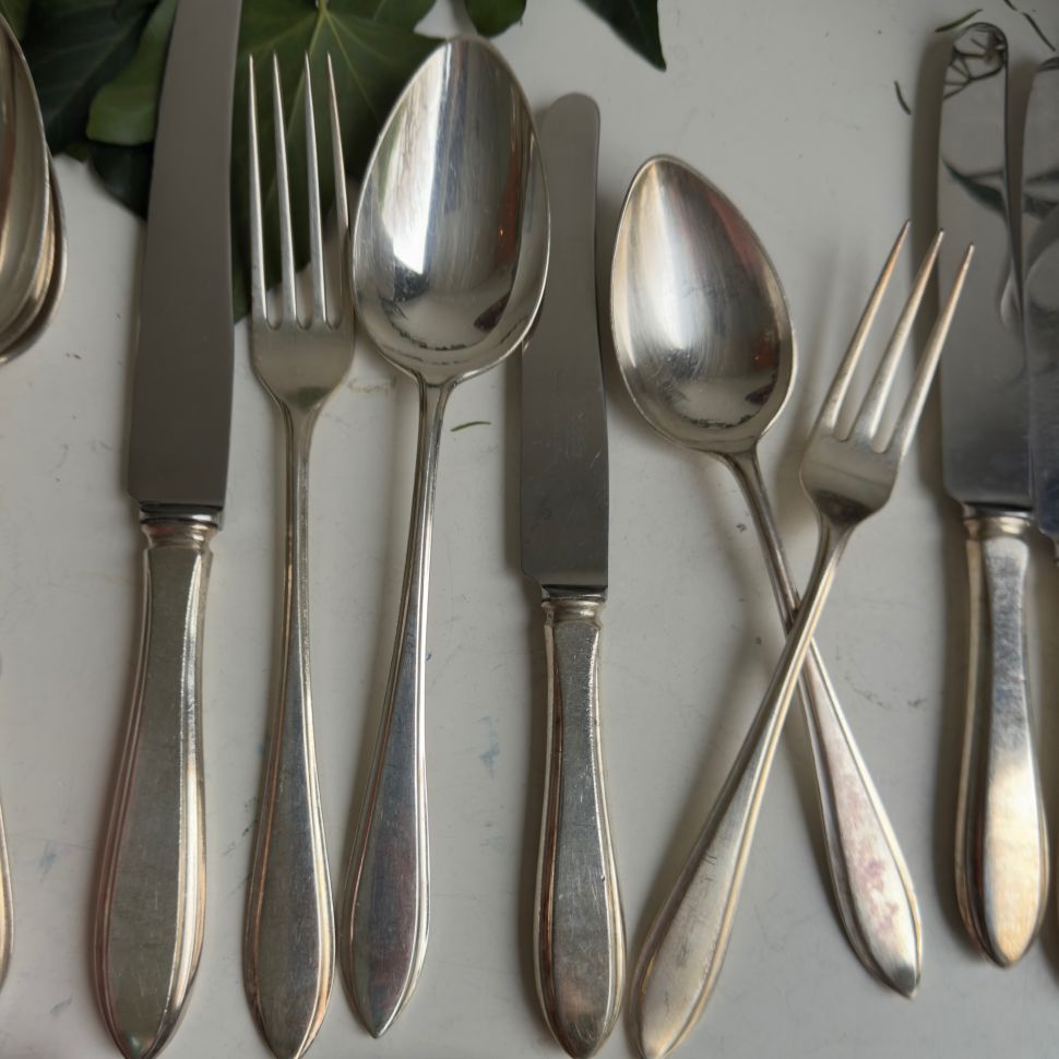 Ложка столовая 21 см серебрение