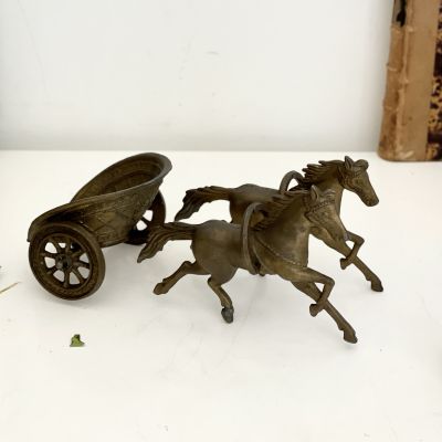 Статуэтка Колесница 20 см бронза