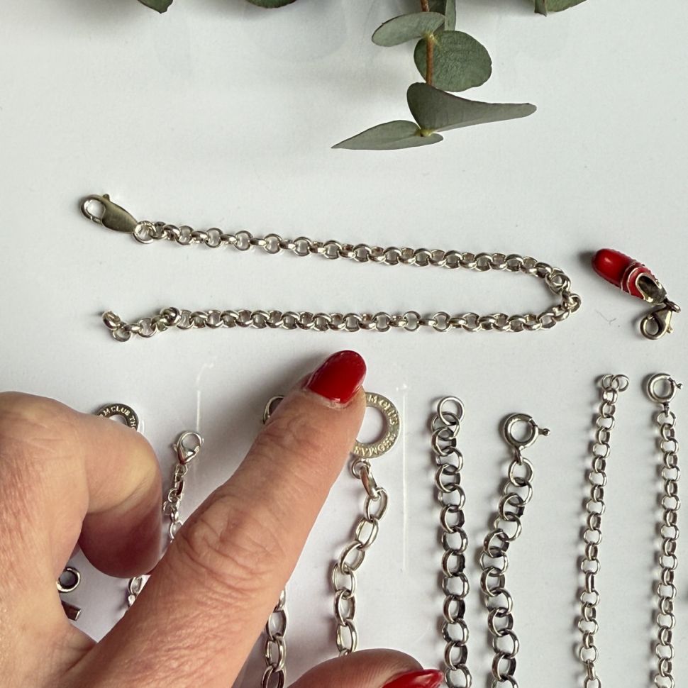 Браслет цепочка 21 см в стиле Thomas Sabo 925