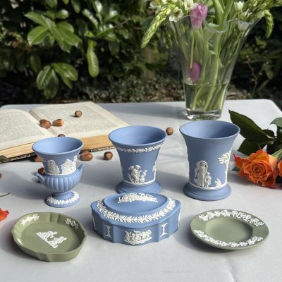 Пепельница Wedgwood 9 см бисквитный фарфор Англия 