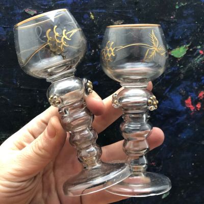 Рюмка Виноград 50 мл на высокой ножке хрусталь