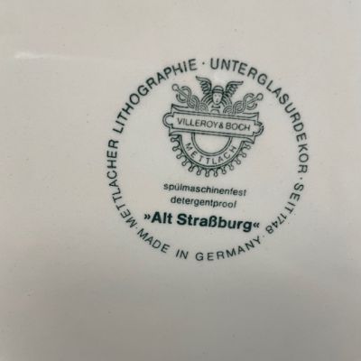 Тарелка Alt Strassburg ВиллеройБох 25 см фарфор Германия
