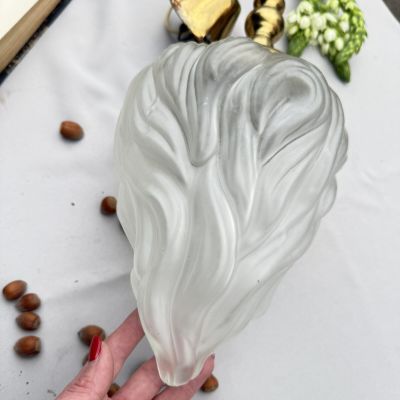 Люстра потолочная Факел 50 см латунь стекло 50-е гг