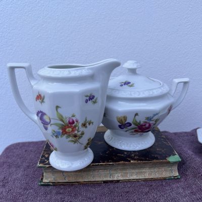 Сахарница Rosenthal Maria Classic Rose Мейсенский букет 17 см Германия