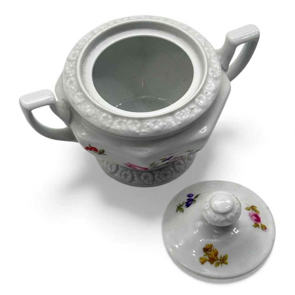 Сахарница Rosenthal Maria Classic Rose Мейсенский букет 17 см Германия