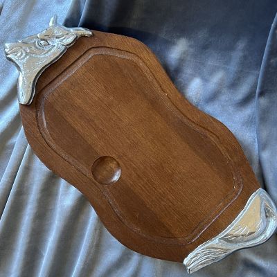 Доска для подачи Корова 36 см дерево металл