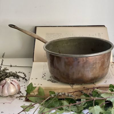 Ковш медный 1,8 л ручка латунь