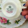 Кофейная пара Royal Albert Prairie Rose 130 мл Англия 2 категория