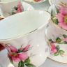 Кофейная пара Royal Albert Prairie Rose 130 мл Англия 2 категория