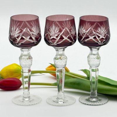 Рюмка Anna Hutte набор 3 шт. 75 мл накладной хрусталь Германия