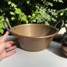 Таз для варенья 35 см медь сталь