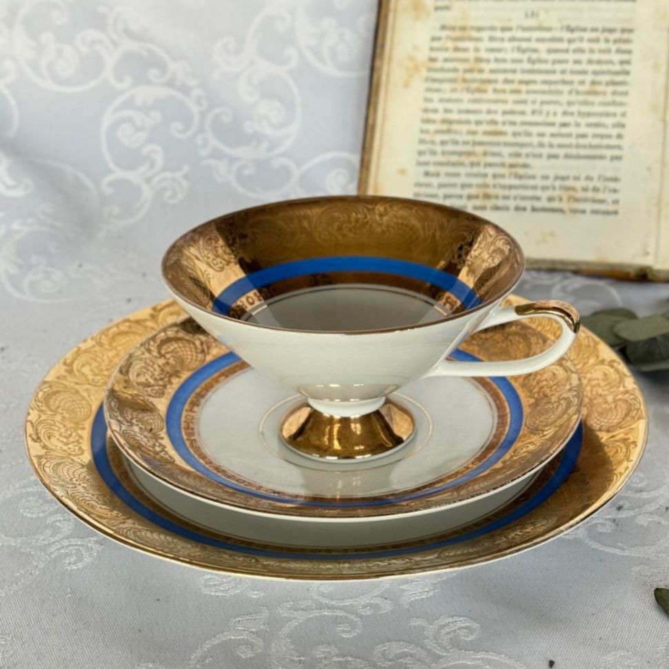 Чайная тройка Schaller Wiesau 180 мл Германия уценка