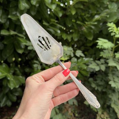 Лопатка для десерта 24 см серебрение Франция  