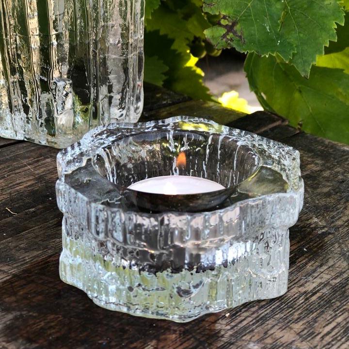 Подсвечник 4 см Лед хрусталь Швеция