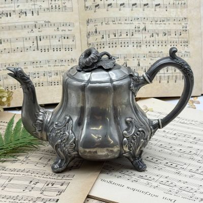 Чайник 1.2 л мельхиор Викторианская эпоха Англия