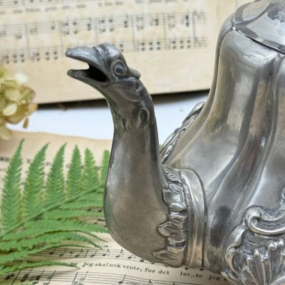 Чайник 1.2 л мельхиор Викторианская эпоха Англия