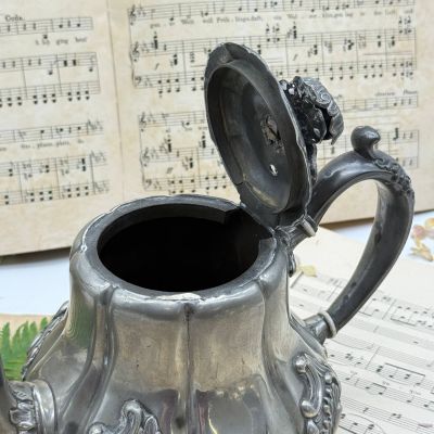 Чайник 1.2 л мельхиор Викторианская эпоха Англия